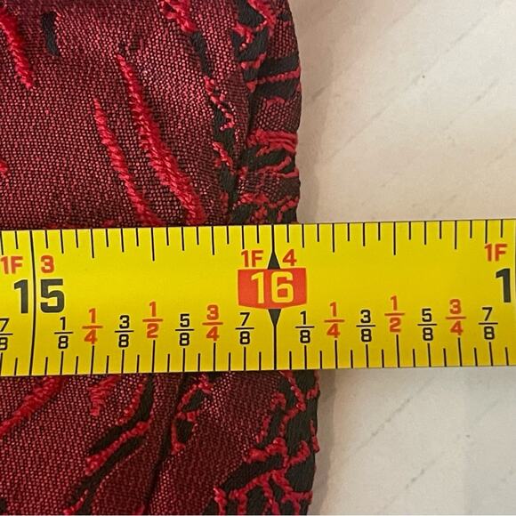 Dolce Viva Collection Textured Red Whimsical Party Event Dress NWT Size M - Picture 12 of 13